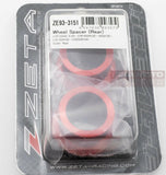 ZETA - ZE93-3151 - RED Rear Wheel Spacers Honda CRF250R CRF450R 2004-2017