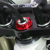 ZETA - ZE58-2153 Red Anodized Aluminum Steering Stem Nut M24x30x14mm 1.50 Pitch