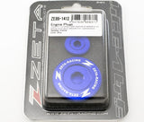 ZETA ZE89-1412 Engine Plugs Blue Yamaha YZ250F 01-13, YZ400F YZ426F YZ450F 98-05