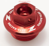 ZETA - ZE89-2110 RED Oil Filler Plug Honda CRF150R CR125R CR250R CRF250R CRF450R