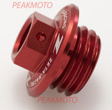 ZETA - ZE89-2110 RED Oil Filler Plug Honda CRF150R CR125R CR250R CRF250R CRF450R