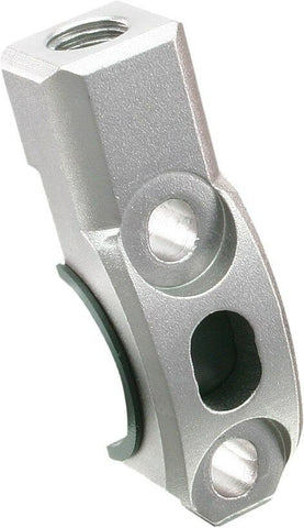 ZETA ZE40-9411 Universal Rotating Bar Perch Clamp w/ 10mm Mirror Mount - Gray