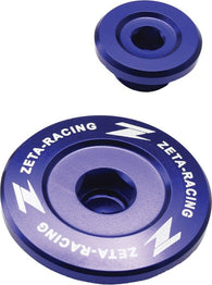 ZETA - ZE89-1432 Blue Engine Plugs Yamaha YZ450F 2010-2013