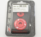 ZETA - ZE89-1120 RED Engine Plugs Honda CRF150R CRF250R CRF450R CRF450X TRX400EX