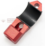 ZETA - ZE40-9412 Universal Rotating Bar Perch Clamp with 10mm Mirror Mount, Red