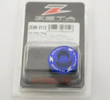 ZETA ZE89-2112 BLUE Oil Filler Plug YZ80 YZ85 YZ125 YZ250 YZ250F YZ450F YFZ450