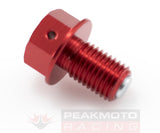 ZETA - ZE58-1223 - Magnetic Drain Plug, Red M10x15mm 1.25mm Pitch