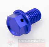 ZETA - ZE58-1322 - Magnetic Drain Plug, Blue M10x15mm 1.5mm Pitch