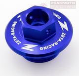 ZETA - ZE89-2212 Oil Filler Plug Blue Suzuki RM80 RM85 01-16, RM125 RM250 01-08