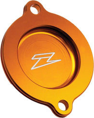 ZETA - ZE90-1417 Anodized Orange Aluminum Oil Filter Cover KTM 250SX-F 2005-2012