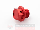 ZETA - ZE58-1413 - Magnetic Drain Plug, Red M12x10mm 1.25mm Pitch