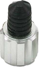 DRC - D58-05-101 (SILVER) Air Valve Caps with Valve Core Remover - Pair