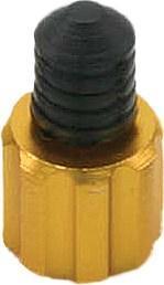 DRC - D58-05-103 (GOLD) Air Valve Caps with Valve Core Remover - Pair