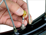 DRC - D58-05-103 (GOLD) Air Valve Caps with Valve Core Remover - Pair