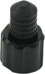 DRC - D58-05-104 (BLACK) Air Valve Caps with Valve Core Remover - Pair