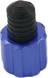 DRC - D58-05-102 (BLUE) Air Valve Caps with Valve Core Remover - Pair