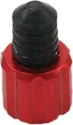 DRC - D58-05-106 (RED) Air Valve Caps with Valve Core Remover - Pair
