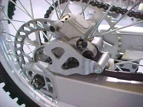 Works Connection - 25-015 - Aluminum Rear Brake Caliper Guard - Made In USA