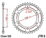 JT Sprockets - JTR6.42 - Steel Rear Sprocket, 42T