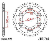JT Sprockets - JTR745.38 - Steel Rear Sprocket, 38T
