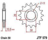 JT Sprockets - JTF579.15 - Steel Front Sprocket, 15T