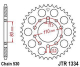 JT Sprockets - JTR1334.45 - Steel Rear Sprocket, 45T