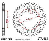 JT Sprockets - JTA461.50 - Aluminum Rear Sprocket, 50T