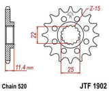 JT Sprockets - JTF1902.14 - Steel Front Sprocket, 14T