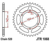 JT Sprockets - JTR1068.46 - Steel Rear Sprocket, 46T Hyosung GT250 Models