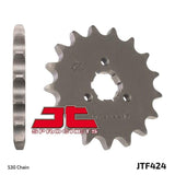 JT Sprockets - JTF424.17 - Steel Front Sprocket, 17T Yamaha RD400 1976-1978