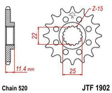 JT Sprockets - JTF1902.16 - Steel Front Sprocket, 16T