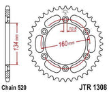 (520 Chain Conversion) JT Sprockets - JTR1308.40 - Steel Rear Sprocket, 40T
