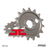 JT Sprockets - JTF522.15 - Steel Front Sprocket, 15T