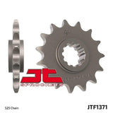 JT Sprockets - JTF1371.15 - Steel Front Sprocket, 15T