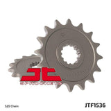 JT Sprockets - JTF1536.16 - Steel Front Sprocket, 16T