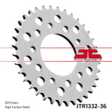 JT Sprockets - JTR1332.36 - Steel Rear Sprocket, 36T