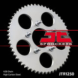 JT Sprockets - JTR1250.48 - Steel Rear Sprocket, 48T Honda NX125 1989-1990