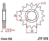 JT Sprockets - JTF579.17 - Steel Front Sprocket, 17T