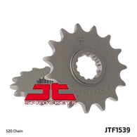 JT Sprockets - JTF1539.15 - Steel Front Sprocket, 15T