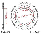 JT Sprockets JTR1413.39 Steel Rear Sprocket 39T Kawasaki KXF250 Tecate 1987-1988