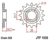 JT Sprockets - JTF1535.15 - Steel Front Sprocket, 15T