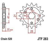 JT Sprockets - JTF283.14 - Steel Front Sprocket, 14T