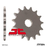 JT Sprockets - JTF564.15 - Steel Front Sprocket, 15T