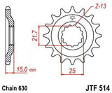 JT Sprockets - JTF514.15 - Steel Front Sprocket, 15T