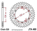 JT Sprockets - JTA460.46 - Aluminum Rear Sprocket, 46T
