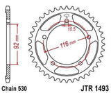 JT Sprockets - JTR1493.41 - Steel Rear Sprocket, 41T