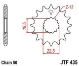 JT Sprockets - JTF435.15 - Steel Front Sprocket, 15T