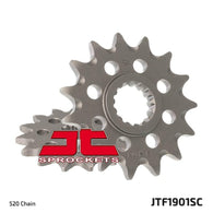 JT Sprockets - JTF1901.15SC - Front Sprocket, 15T - Lightened & Self-Cleaning