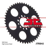 JT Sprockets - JTR845.49 - Black Steel Rear Sprocket, 49T