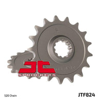 JT Sprockets - JTF824.17 - Steel Front Sprocket, 17T